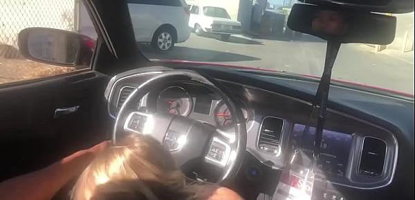  Natalia Queen sucks dick n car wash driving